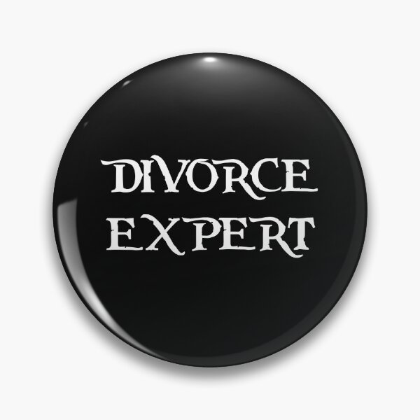 Item preview, Divorce expert funny quote designed and sold by SvarunPogani.