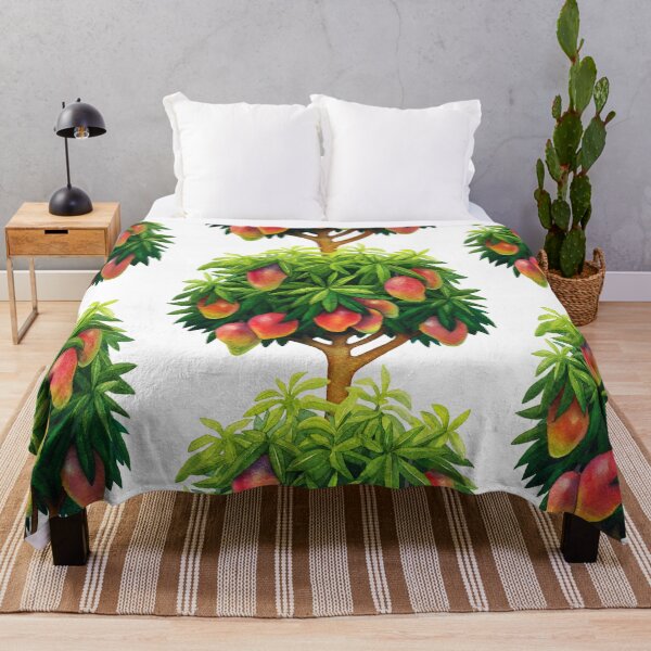 Item preview, Hand-painted mango tree designed and sold by Ekaterina Glazkova.