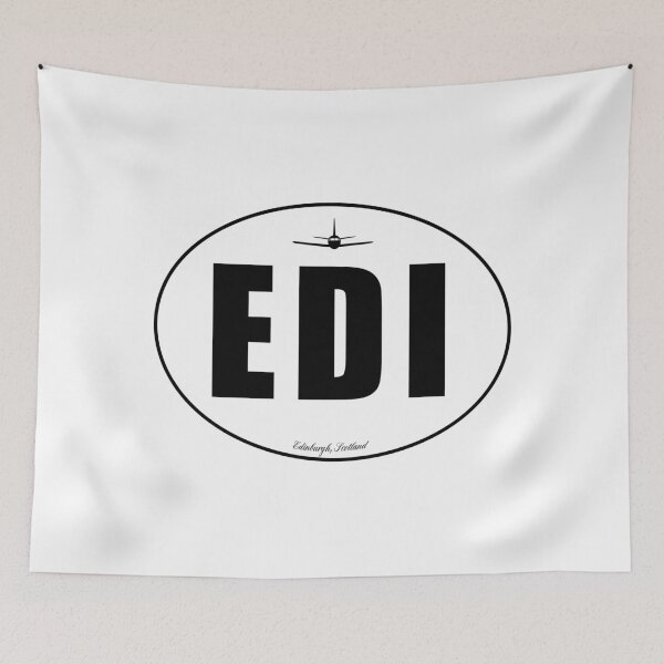 Item preview, EDI Edinburgh Scotland Airport Code designed and sold by Lartheviking.