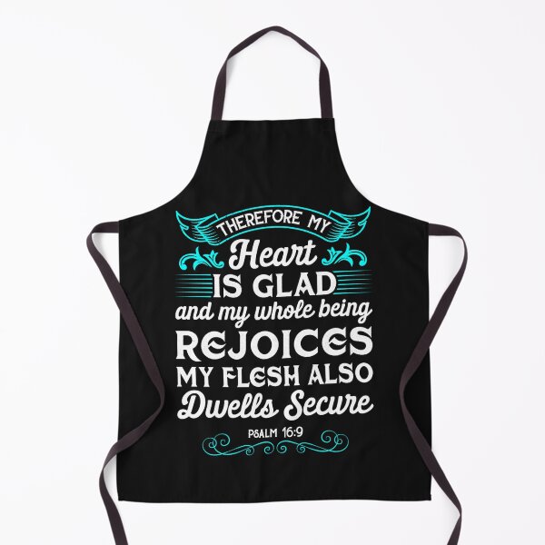 Item preview, Psalm 16:9 - My Heart is Glad Inspirational Design designed and sold by UnikatArt.