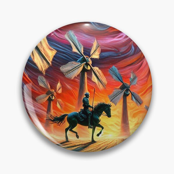Item preview, Don Quixote Windmill designed and sold by MyArtworkStudio.