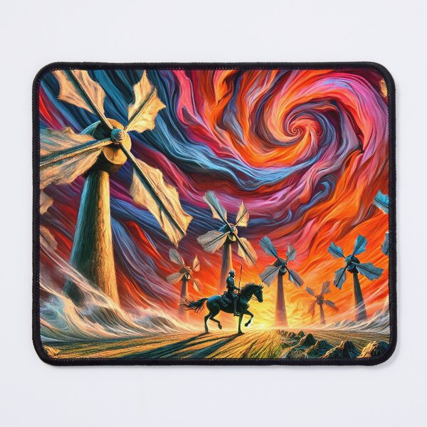 Item preview, Don Quixote Windmill designed and sold by MyArtworkStudio.