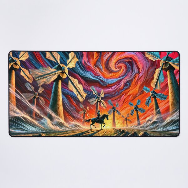 Item preview, Don Quixote Windmill designed and sold by MyArtworkStudio.