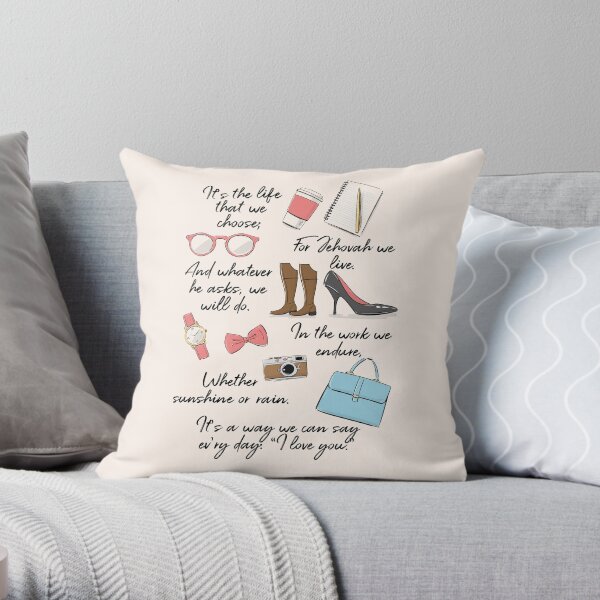 The Life of a Pioneer (For Her) Throw Pillow