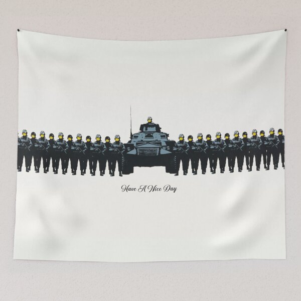 Item preview, Banksy - Have A Nice Day designed and sold by WE-ARE-BANKSY.