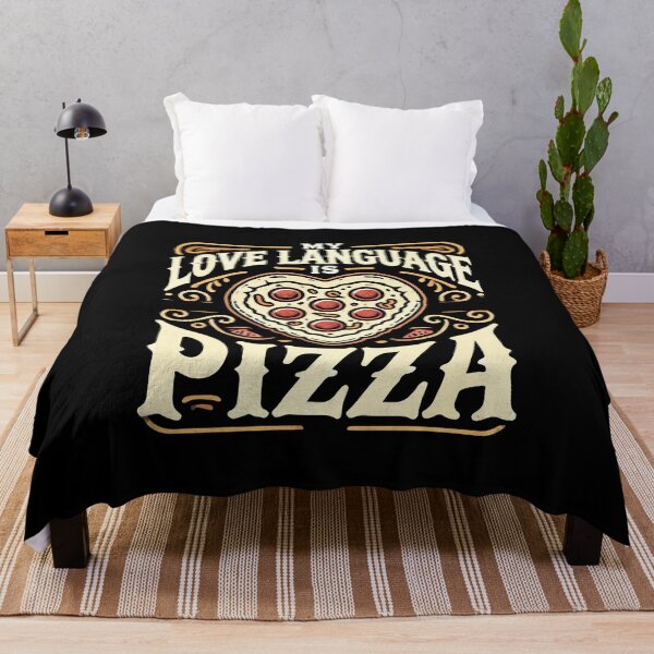 Item preview, My Love Language Is Pizza - Funny Foodie Valentine designed and sold by chantastical.