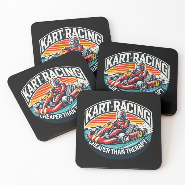 Item preview, Kart Racing Cheaper Than Therapy Go-Kart designed and sold by LuminOrb.