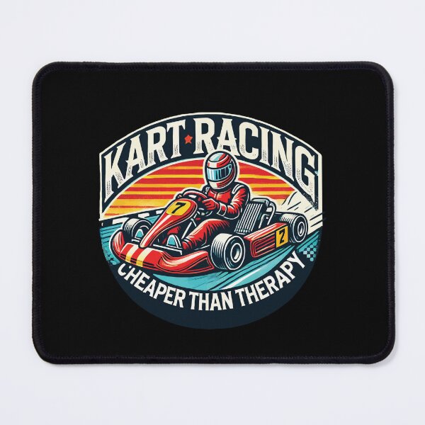 Item preview, Kart Racing Cheaper Than Therapy Go-Kart designed and sold by LuminOrb.
