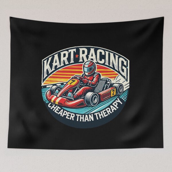 Item preview, Kart Racing Cheaper Than Therapy Go-Kart designed and sold by LuminOrb.