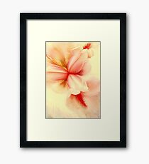 delicate. Framed Print