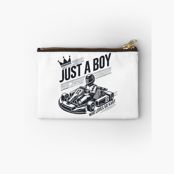 Item preview, A Boy Who Loves Go-kart Retro Adventure Design designed and sold by LuminOrb.