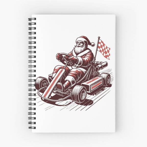 Item preview, Santa Claus In Go-kart designed and sold by LuminOrb.