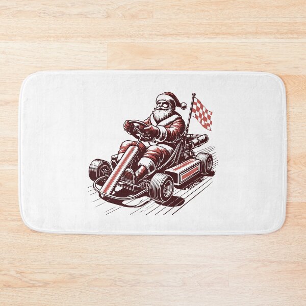 Item preview, Santa Claus In Go-kart designed and sold by LuminOrb.