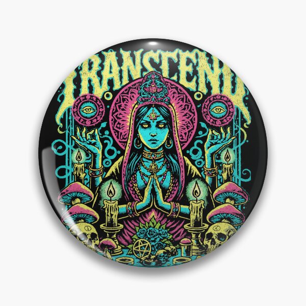 Artikelvorschau, Transzendieren Sie die psychedelische Göttin Kali Mystic Mushroom entworfen und verkauft von Mystikos Art.