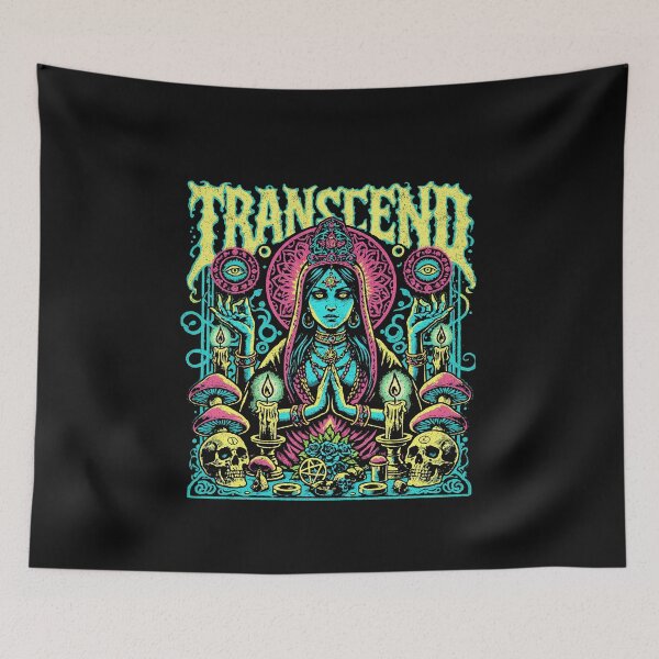 Item preview, Transcend Psychedelic Goddess Kali Mystic Mushroom designed and sold by Mystikos Art.