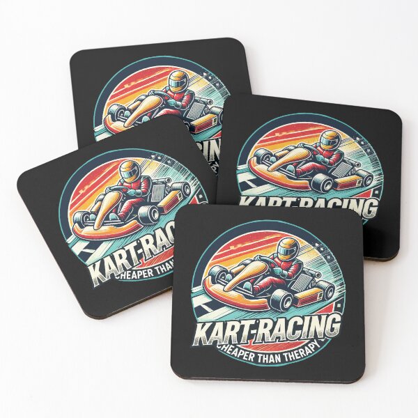 Item preview, Kart Racing Cheaper Than Therapy designed and sold by LuminOrb.