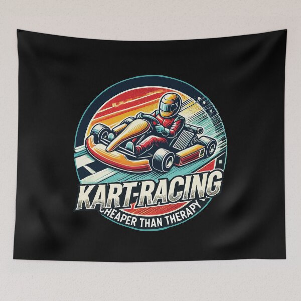 Item preview, Kart Racing Cheaper Than Therapy designed and sold by LuminOrb.