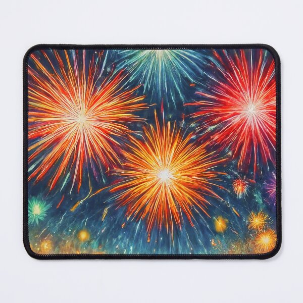 Item preview, Fireworks with Silhouetted Crowd designed and sold by iamhewho.