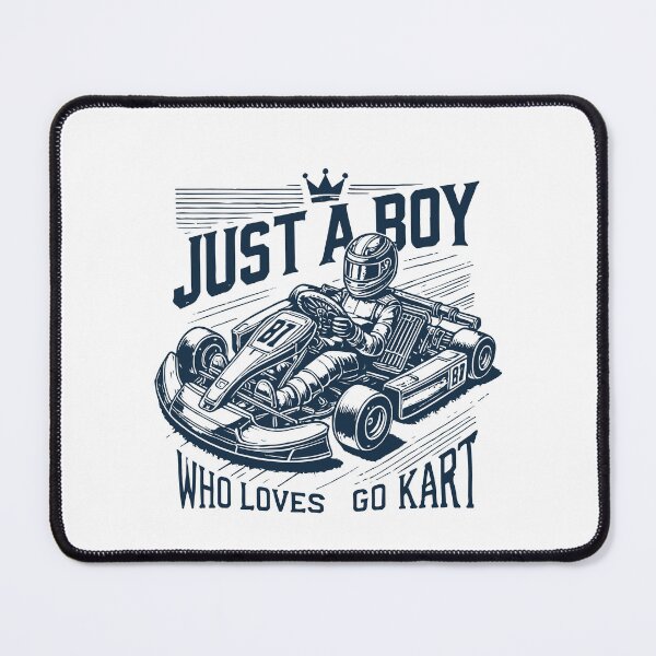Item preview, Just A Boy Who Loves Go-Kart Racing designed and sold by LuminOrb.