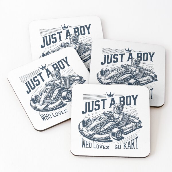 Item preview, Just A Boy Who Loves Go-Kart Racing designed and sold by LuminOrb.