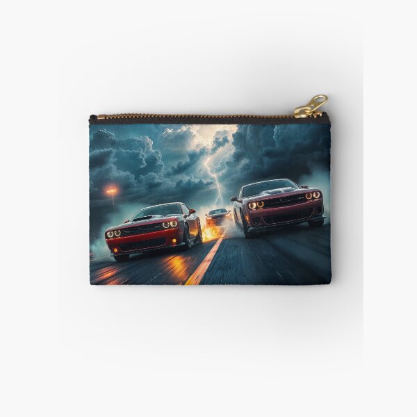 Item preview, Epic Lighting Storm Over a Muscle Car Race designed and sold by Ink Art Design.