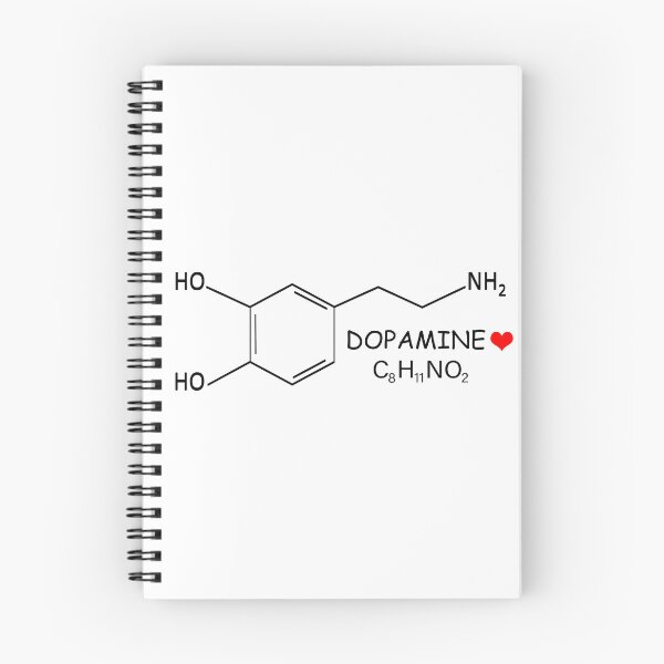 Item preview, Dopamine molecule structure chemist structural formula designed and sold by Alexaltay.