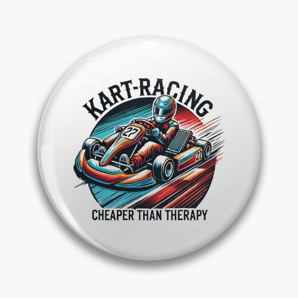 Item preview, Kart Racing Cheaper Than Therapy Funny Saying designed and sold by LuminOrb.