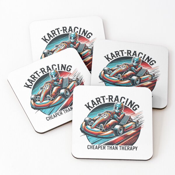 Item preview, Kart Racing Cheaper Than Therapy Funny Saying designed and sold by LuminOrb.
