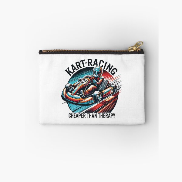 Item preview, Kart Racing Cheaper Than Therapy Funny Saying designed and sold by LuminOrb.