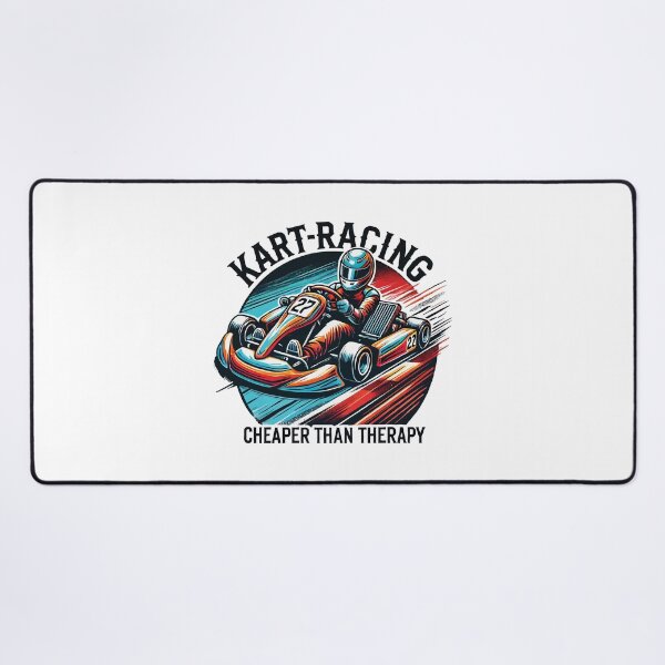 Item preview, Kart Racing Cheaper Than Therapy Funny Saying designed and sold by LuminOrb.