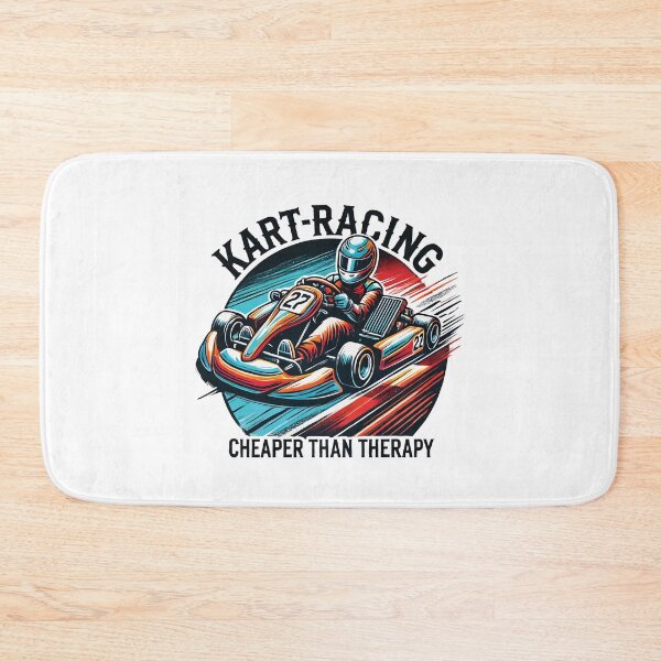 Item preview, Kart Racing Cheaper Than Therapy Funny Saying designed and sold by LuminOrb.