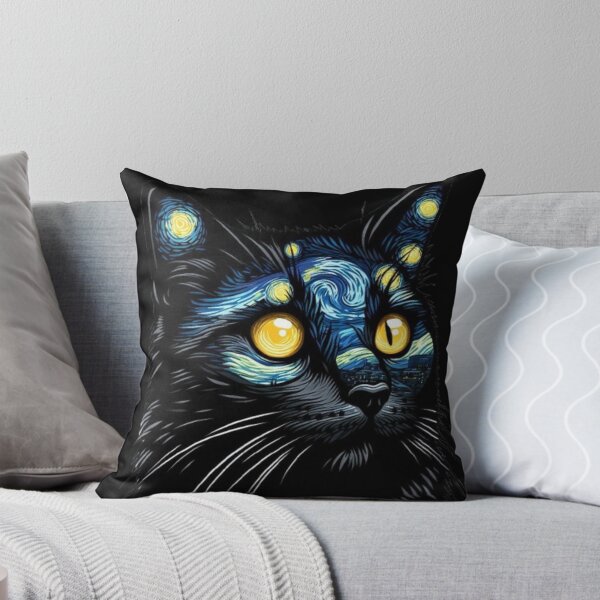 Item preview, STARRY NIGHT CAT designed and sold by AvalonTshirts.