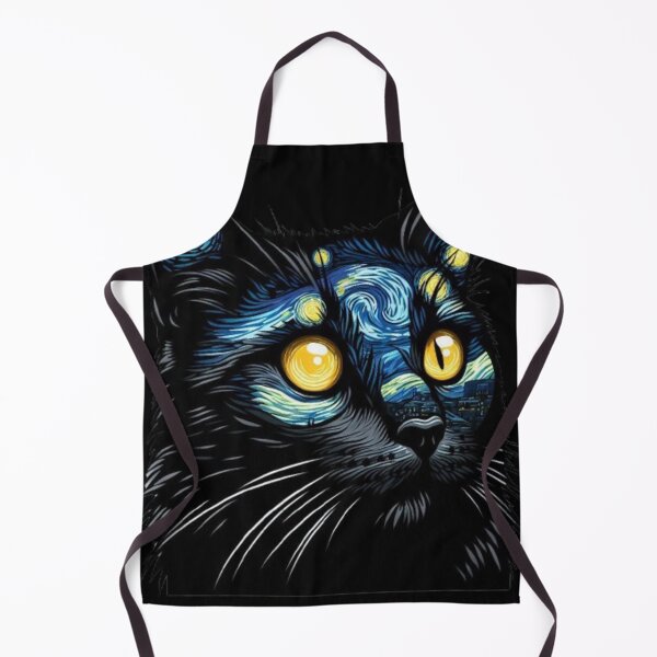 Item preview, STARRY NIGHT CAT  designed and sold by AvalonTshirts.