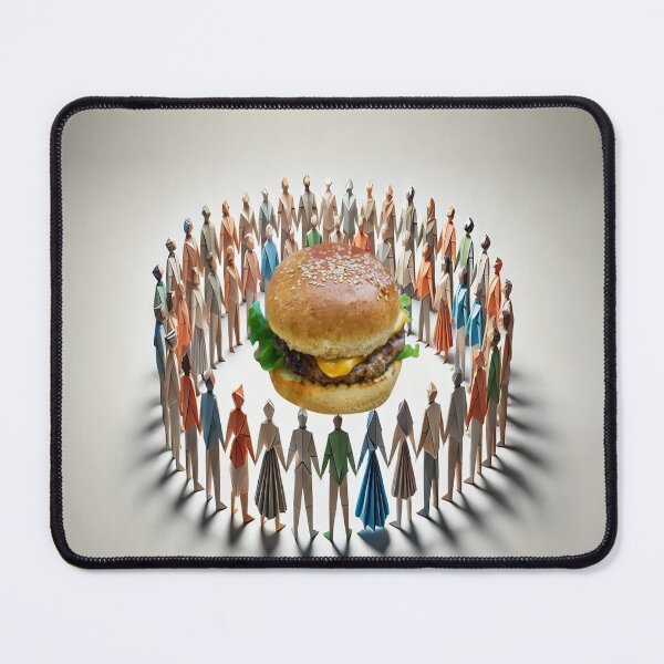 Item preview, Burger Circle designed and sold by Surreallytee.