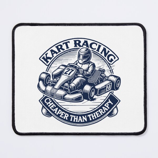 Item preview, Karting Is Cheaper Than Therapy designed and sold by LuminOrb.