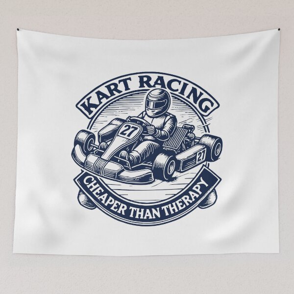 Item preview, Karting Is Cheaper Than Therapy designed and sold by LuminOrb.