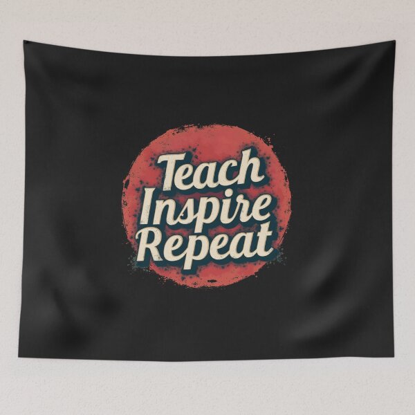 Item preview, teach inspire repeat Teaching Is My Superpower designed and sold by bukajart.