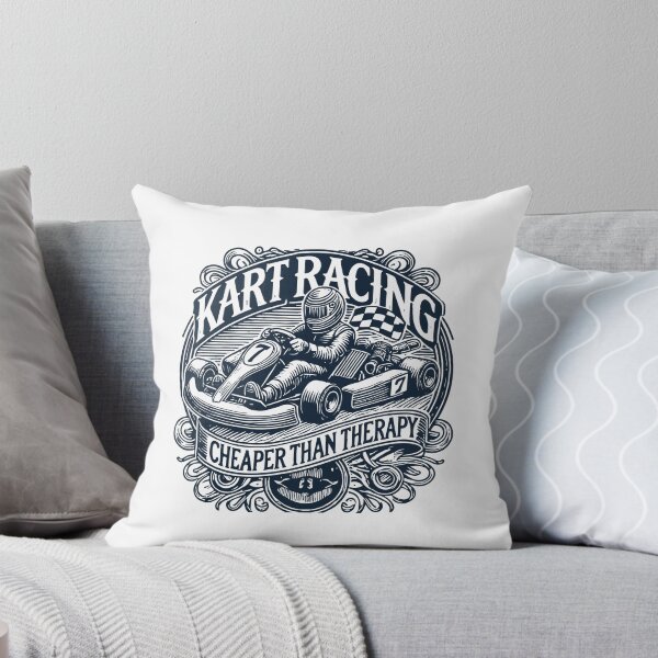 Item preview, Karting Cheaper Than Therapy Vintage Style designed and sold by LuminOrb.