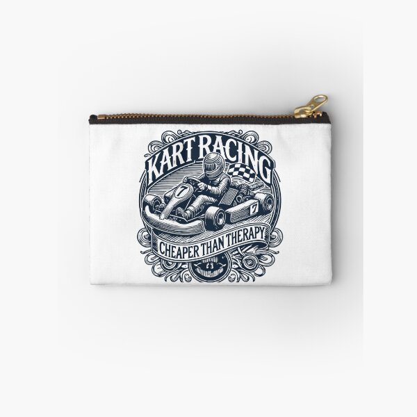 Item preview, Karting Cheaper Than Therapy Vintage Style designed and sold by LuminOrb.