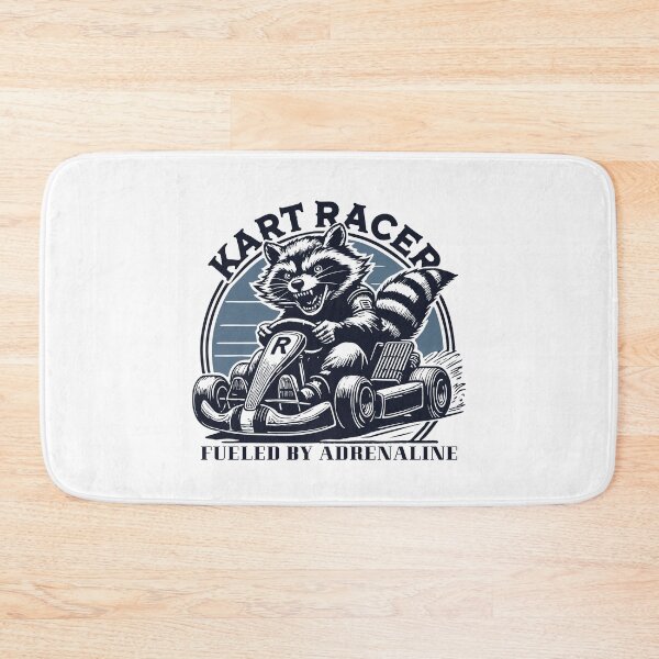 Item preview, Kart Racer Raccoon Go-kart Adrenalin designed and sold by LuminOrb.