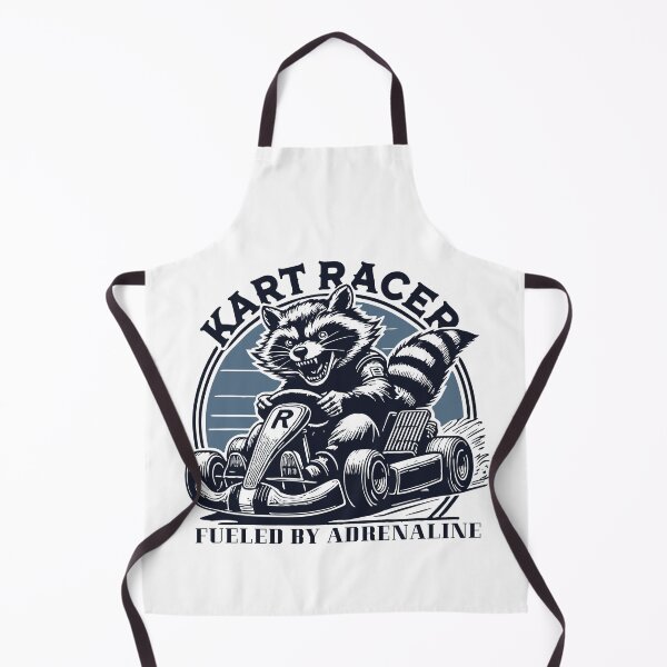 Item preview, Kart Racer Raccoon Go-kart Adrenalin designed and sold by LuminOrb.