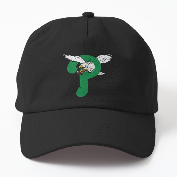 Aperçu de l'œuvre Motif texturé vintage Philly Bird « P » (vert) créée et vendue par damgoodgame.