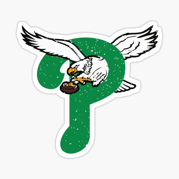 Artikel-Vorschau von Philly Bird "P" Vintage Strukturierte Grafik (Grün), designt und verkauft von damgoodgame.