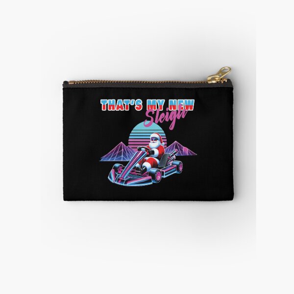 Item preview, Santa Claus Go-kart Retro Vaporwave Style designed and sold by LuminOrb.