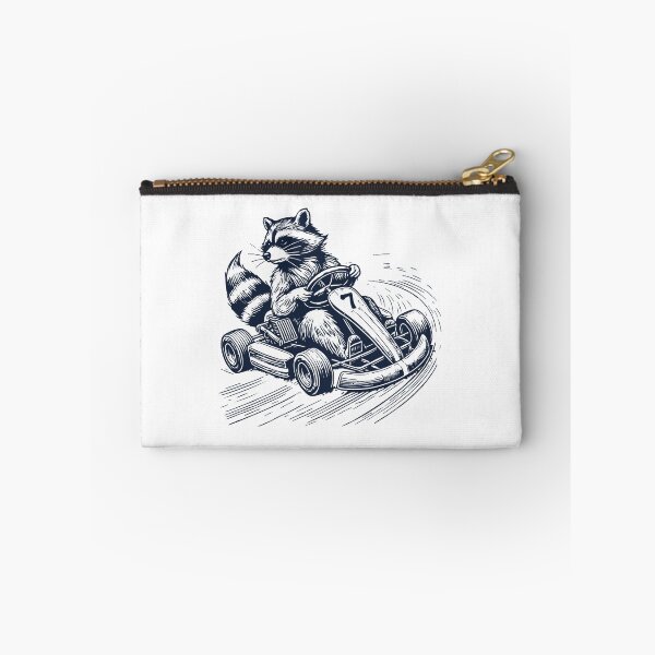 Item preview, Retro Raccoon Go-Kart Racing Adventure designed and sold by LuminOrb.