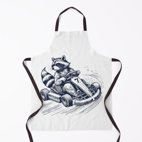 Item preview, Retro Raccoon Go-Kart Racing Adventure designed and sold by LuminOrb.