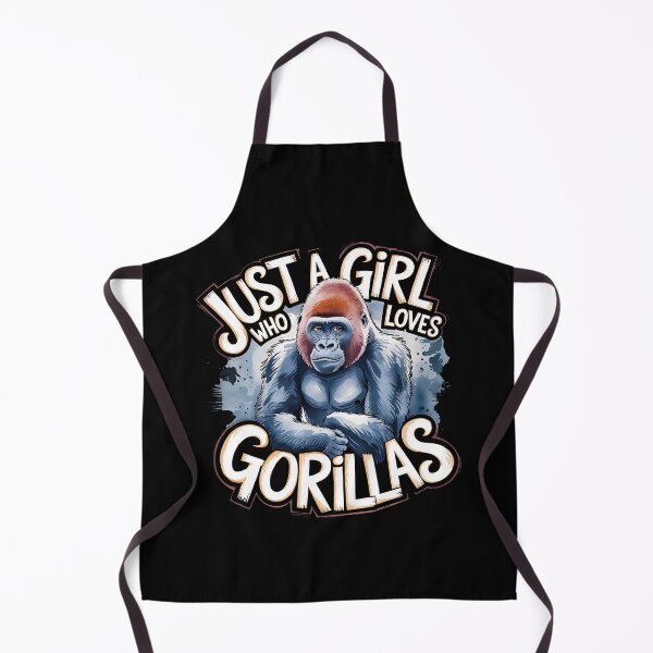 Item preview, Just a Girl Who Loves Gorillas designed and sold by OskarArts.