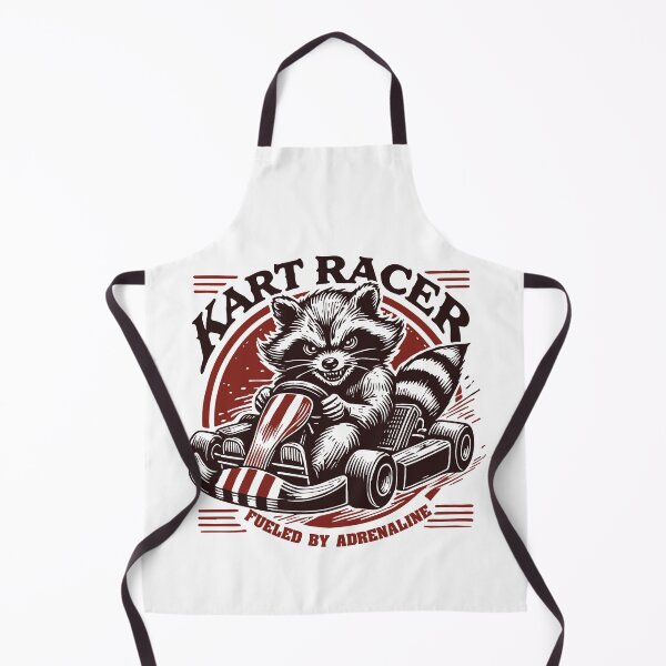 Item preview, Kart Driver Raccoon Adrenaline Powered Go-kart designed and sold by LuminOrb.