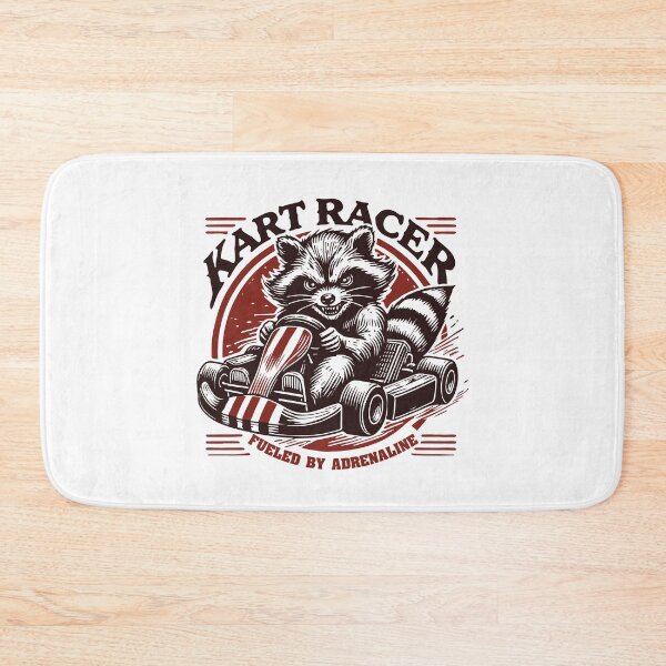Item preview, Kart Driver Raccoon Adrenaline Powered Go-kart designed and sold by LuminOrb.