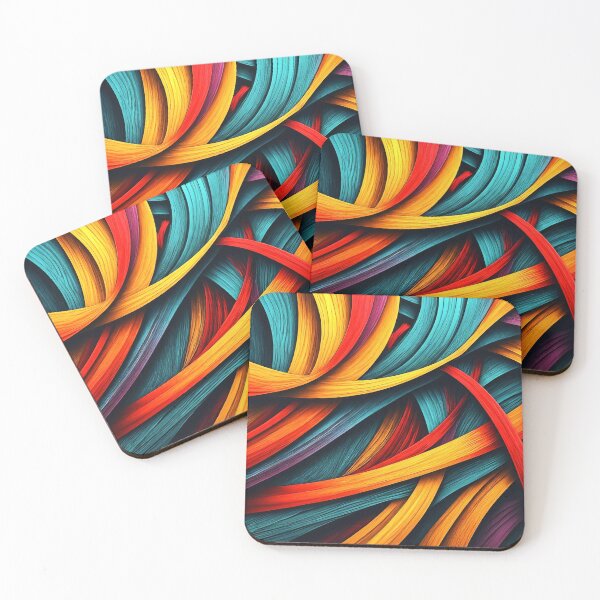 Item preview, Vibrant Multi-Colored Striped Pattern designed and sold by iamhewho.
